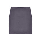 Dark gray skirt on a white background